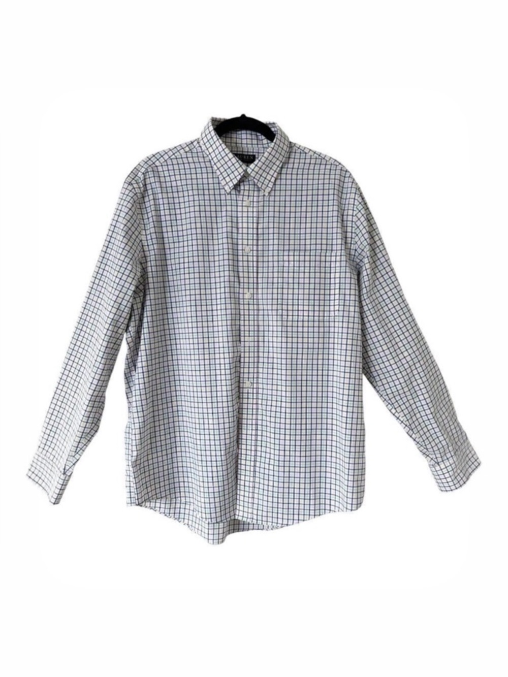 Lauren Ralph Lauren Men’s Long Sleeve Blue Pink Green Button Down Shirt Size 17